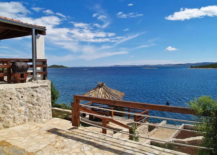 Seaside Family Friendly House With A Swimming Pool Cove Ladjin - Landjin, Pasman - 20399 Vakantiehuis